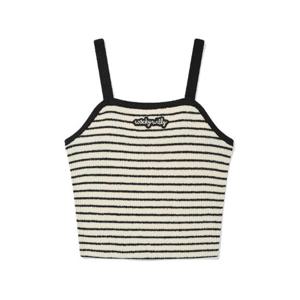 와키윌리나시티 CQK WA2502KT68NA 우먼스 스트라이프 니트 뷔스티에 네이비