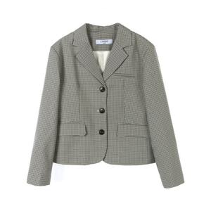 [레코브][레코브] 잔체크 쓰리버튼 체크 자켓(LC31D4JK508X)