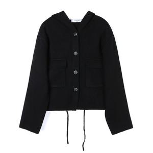 [레코브][레코브] 스트링 단추 후드 니트 가디건(LC41D3KC006X)