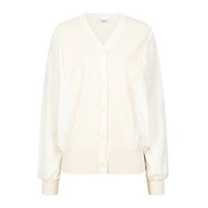 [레코브][레코브] 레터링 우븐 배색 니트 가디건(LC61D4KC511X)