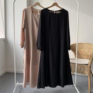 [강물처럼]빅사이즈사랑해요 G384L201 쉬폰스퀘어리본원피스 GO