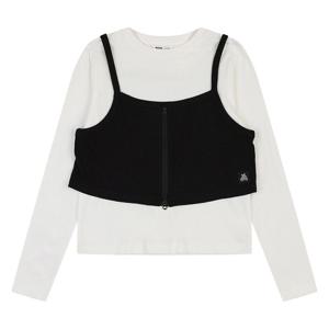 [소이][더센트럴 소이주니어] 골지 뷔스티에 레이어드티 26S5458