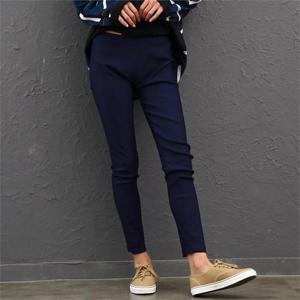 [강물처럼]빅사이즈사랑해요 w098L201 배색 밴드 스키니 팬츠 SY