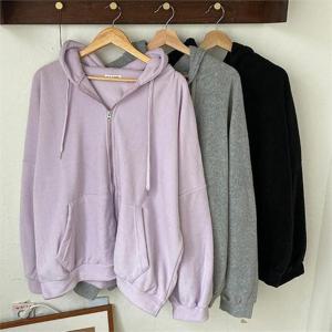 [강물처럼]빅사이즈사랑해요 G302L201 소프트후리스후드집업 RA