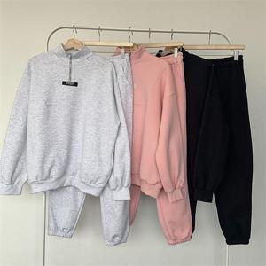 [강물처럼]빅사이즈사랑해요 G296L201 기모아노락팬츠세트 GO (8