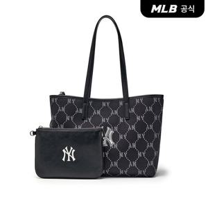[MLB공식] 26N 다이아 모노그램 자카드 토트백 NY (Black) 3AORMJ16N-50BKS