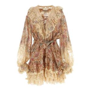 짐머만 미디 스커트 7238DC261TAFL Beige