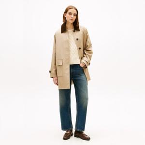 [타미힐피거(여성)]디태처블 코튼 체크 코트 T22G0WCT040WT1