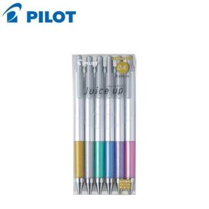 [문구] 파이롯트 쥬스업 젤 잉크 볼펜 메탈릭 컬러 6색세트 0.4mm LJP120S4