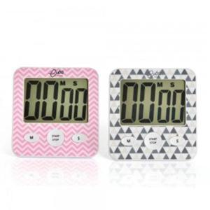 북유럽풍디자인타이머 에바 북유럽풍 디자인 타이머(핑크/그레이)