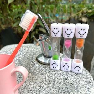 양치 스마일 3분 모래시계 양치타이머 화장실 키즈용품