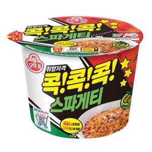 컵라면 오뚜기 콕콕콕 스파게티 120gx6컵(반박스)