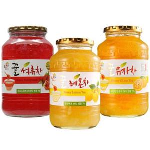 유자차 꽃샘 레몬차 석류차 자몽차 사과차 맛선택 1kg