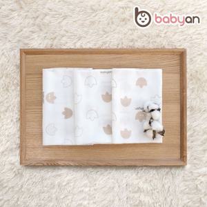 [베이비앙]베이비앙 오가닉 따숨이 엠보손수건 10장
