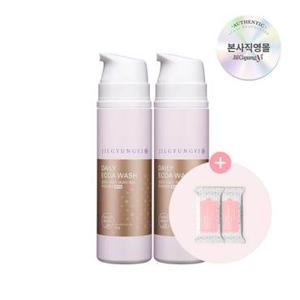 [중복5%쿠폰][질경이] 홈쇼핑 부문 1등 여성청결제 에코아 워시 골드폼 150g x2개+페미닌 티슈 x2개