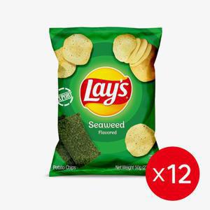 [특가] 레이즈 씨위드 감자칩 50g x 12개