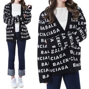 발렌시아가 볼륨 울 니트 가디건/766414 T1673 1070