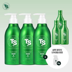 TS골드플러스샴푸500g*3개+TS골드플러스샴푸100g*3개+6g파우치*5개 램덤증정