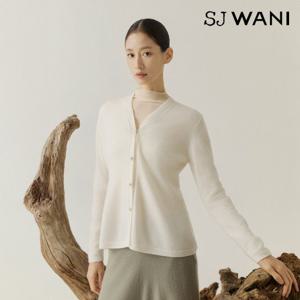 SJ와니 25FW 캐시미어 100 아워글라스 가디건 1종