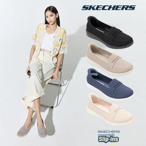 스케쳐스 26SS 최신상 여성용 플렉스 어댑트 클래식 슬립인스 로퍼