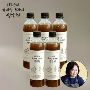 이보은의 국내산 도라지 생강청 580g * 5병