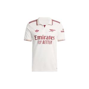 Adidas아디다스 아스날 2025 26 3rd 저지 클라우드 화이트 팀 콜 버건디 2   KR 사이즈  논 마킹 버전 JI9556