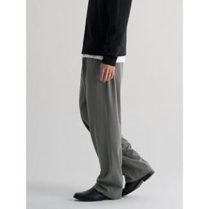 (456121MMGH) [에잇세컨즈] [매일슬랙스]세미와이드핏 스프링 밴딩 슬랙스  카키