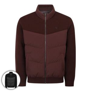 [파리게이츠] 남성 구스다운 블록 니트 집업 가디건 511E4SD402