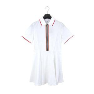 버버리 여성 코튼 집업 원피스 keiley 화이트 8084418 A1464