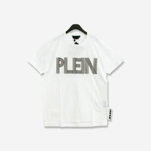 필립플레인 남성 반팔 티셔츠 화이트 MTK3192 PJY002N 0102 (A-3)