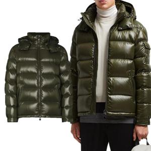 몽클레어 MAYA 마야 로고 후드 다운 패딩 1A53600 68950 833 카키 [라투아]