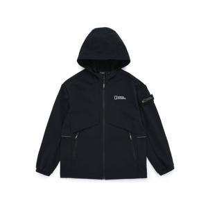 [내셔널지오그래픽 키즈] K223UFT810 키즈 우븐 트레이닝 풀집업 BLACK