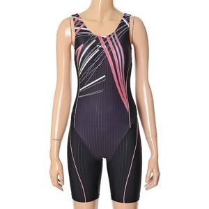 [티막]강습용 4부 여성 실내수영복 EKF1004BK