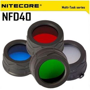 나이트코어 랜턴필터 NFR40 헤드40mm용 레드필터