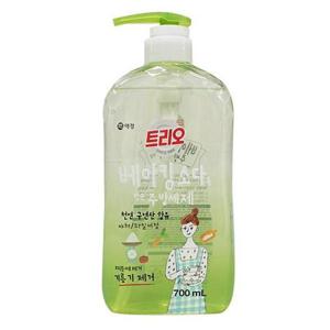 트리오 주방 세제 베이킹소다 700ml 식기 채소 과일 순한