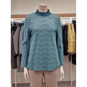 벨리시앙 세이브존07 하이넥 레이스 블라우스 BL3107