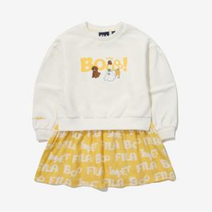 [휠라키즈] TD 맨투맨결합형 원피스 (FK2OPG1401F_IVY)