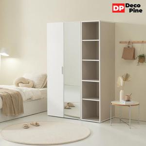 데코파인 루체 1200 G세트 장롱 이불장 전신거울 선반장 장농