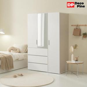 데코파인 루체 1200 J세트 거울 서랍 장롱 학생 주니어 장농 4자