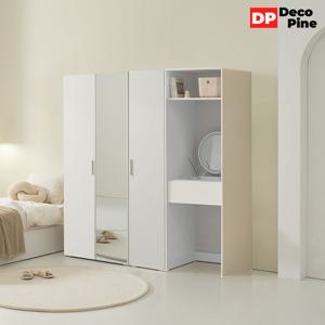 데코파인 루체 1800 W세트 화장대 장롱 전신거울 장농 6자