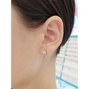 볼라레 세이브존01 여자취업선물 오스트리아 스톤 사각 볼드 귀걸이 LE671