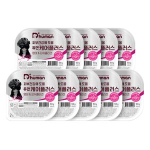 듀먼 케어플러스 피부건강 명태&피쉬콜라겐 10팩 / 강아지 사료 화식 습식