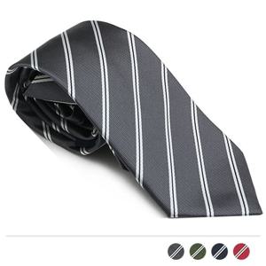 미들 스트라이프 자동넥타이
