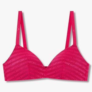 [엠포리오 아르마니 언더웨어]올오버 로고 매쉬 노와이어브라(0824381502)