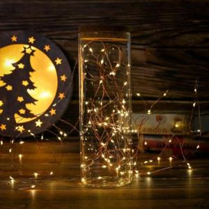 [도토로] 태양광 LED 100구 와이어 전구(10m) (웜색) 사슴 루돌프