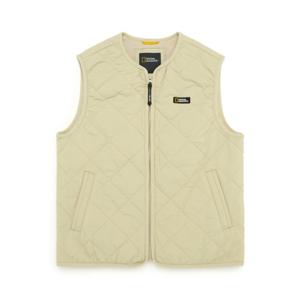 내셔널지오그래픽 키즈 K234UPV010 퀼팅 패딩 베스트 LBEIGE