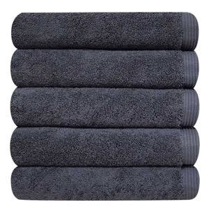 [다주타올]5장 호텔수건 40수 코마사 200g 플렉스 그레이 두꺼운 고급 무형광 수건 타올