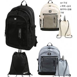 [NBA]N255AB011P GR 남여공용 엔비에이 짐색 세트 백팩 가방