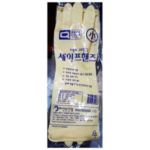 고무장갑(백색 소 세이프핸즈)X50