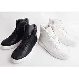 남성 하이탑 스니커즈 슈즈 데일리 신발 패션 운동화